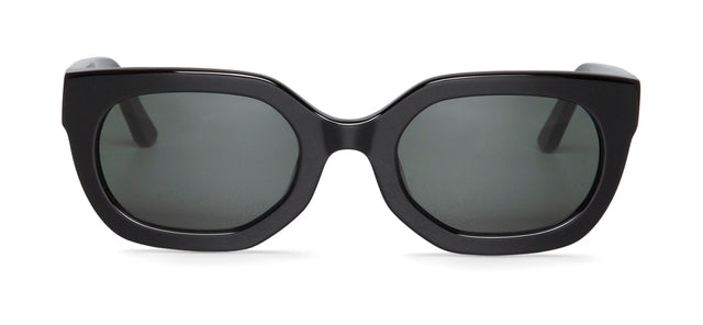 MR BOHO PARNELL AXB-11 full-rimmed square black acetate eyewear for unisex fashion.