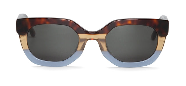 MR BOHO Parnell AXD6-11 full-rimmed square glasses in multicolor acetate, suitable for unisex wear.