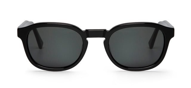 MR BOHO Pilsen ANB-11 round black acetate glasses, stylish unisex eyewear with full-rimmed design.