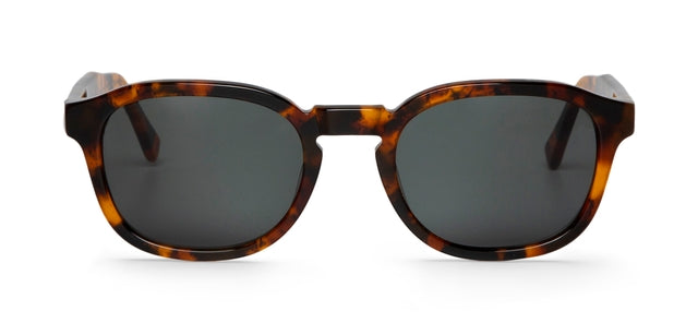 MR BOHO Pilsen ANT1-11 round glasses in brown acetate, featuring a full-rimmed design suitable for unisex wear.