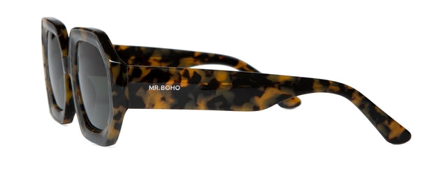 MR BOHO SAGENE AWH-11 unisex eyewear featuring a full-rimmed geometric design in vibrant multicolor acetate.