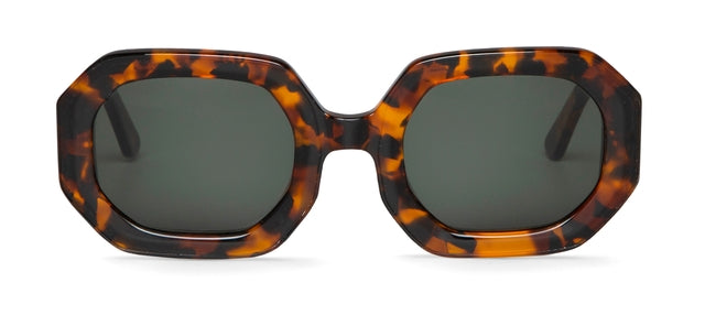 MR BOHO SAGENE AWT1-11 unisex eyewear featuring a full-rimmed geometric design in brown acetate.