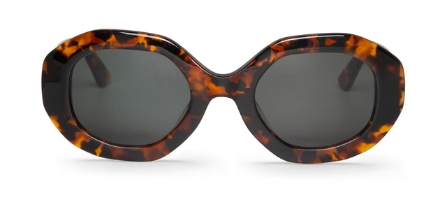 MR BOHO Vasasta BAT1-11 unisex glasses with a full-rimmed geometric design in brown acetate.