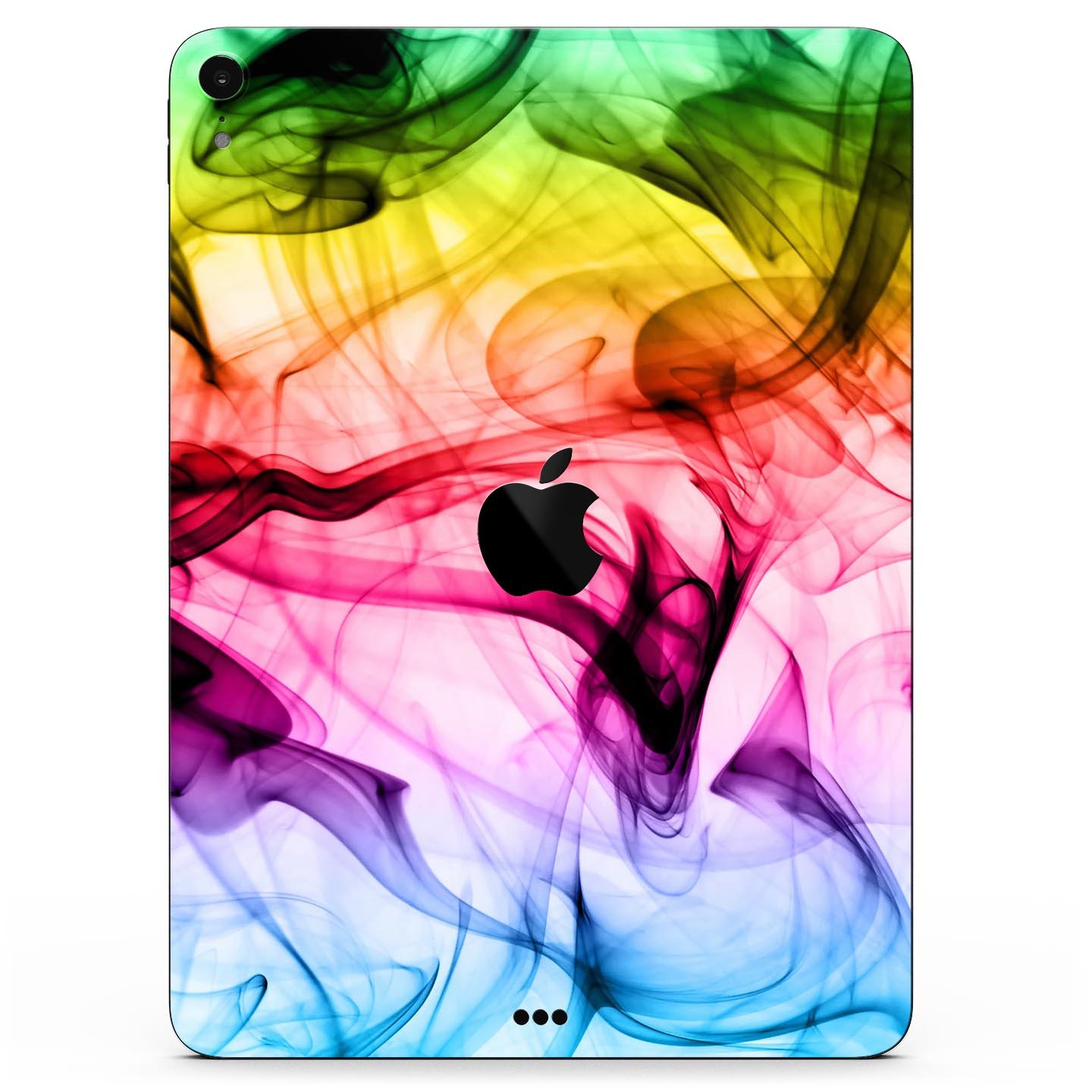 Neon Glowing Fumes skin decal for Apple iPad Pro, showcasing vibrant colors and a sleek design.