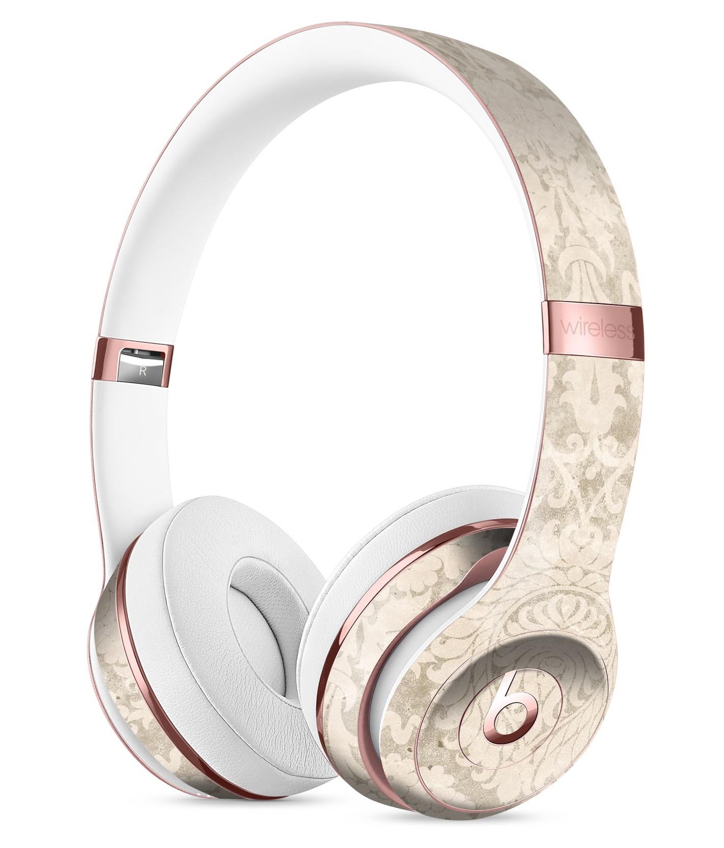 Luxury full-body skin kit for Beats by Dre Solo 3 Wireless Headphones, featuring a neutral pattern design for style and protection.