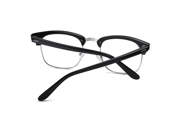 OCEAN GLASSES ACER 5009.1 featuring a full-rimmed round design in black, made from durable plastic, suitable for unisex wear.