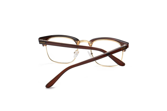 OCEAN GLASSES ACER 5009.2 featuring a round full-rimmed brown plastic frame, suitable for unisex wear.