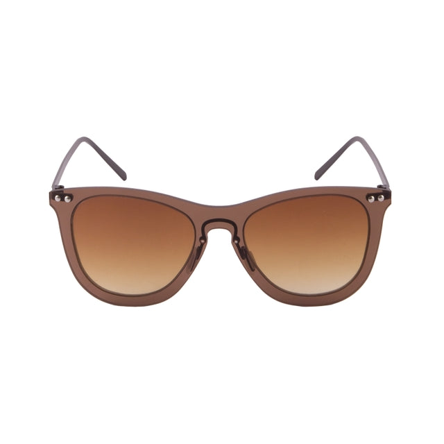 OCEAN GLASSES ARLES 23.14 featuring a full-rimmed round design in brown, made from durable nylon material, suitable for unisex wear.