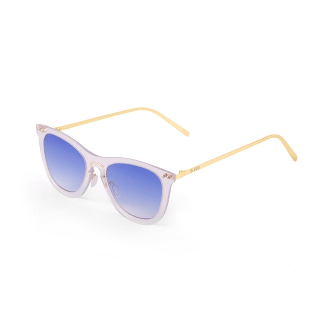 OCEAN GLASSES ARLES 23.16 featuring a full-rimmed round transparent nylon frame, suitable for unisex wear.