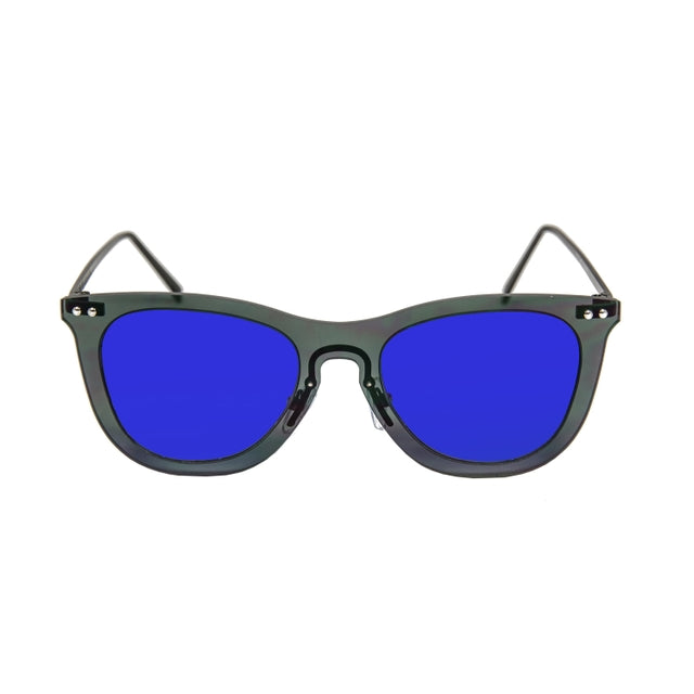 OCEAN GLASSES ARLES 23.24 featuring a full-rimmed round black frame, made of nylon, suitable for unisex wear.