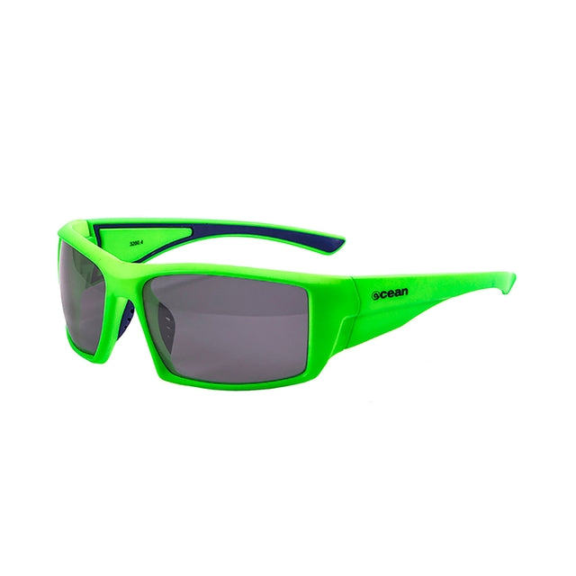 OCEAN GLASSES ARUBA 3200.4 in vibrant green color with a full-rimmed warp frame, suitable for unisex wear.