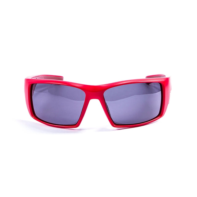 OCEAN GLASSES ARUBA 3200.5 in vibrant red color with full-rimmed warp frame design, suitable for unisex wear.