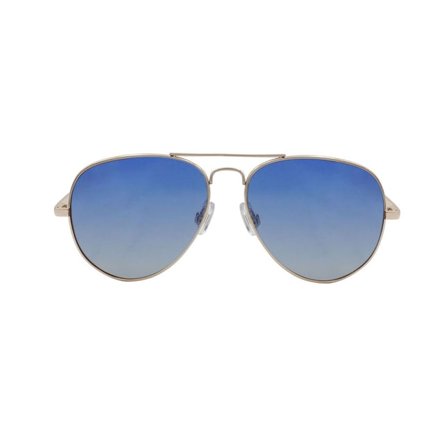 OCEAN GLASSES BANILA 18110.3 featuring a full-rimmed round design in gold metal, suitable for unisex wear.