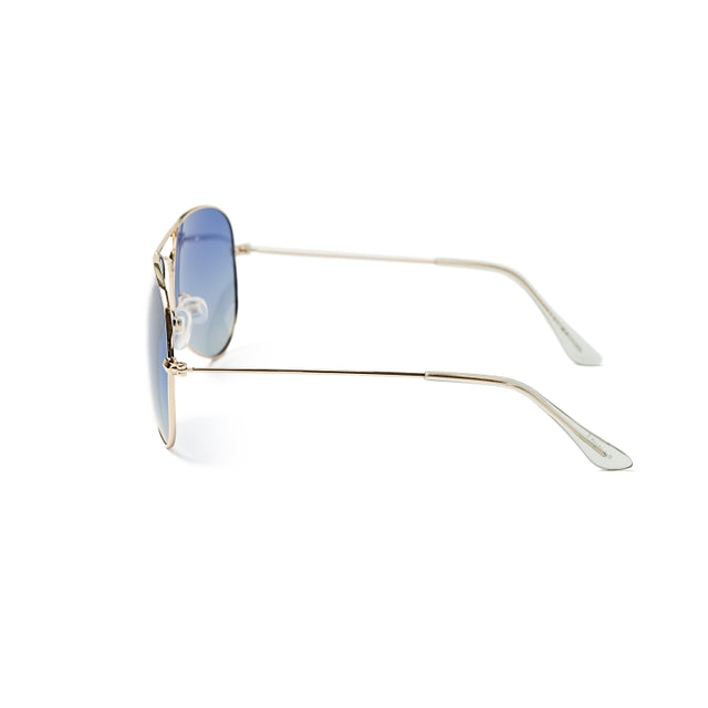 OCEAN GLASSES BANILA 18110.3 featuring a full-rimmed round design in gold metal, suitable for unisex wear.