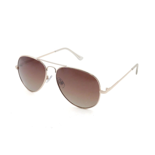 OCEAN GLASSES BANILA 18110.9 featuring a full-rimmed round design in brown metal, suitable for unisex wear.