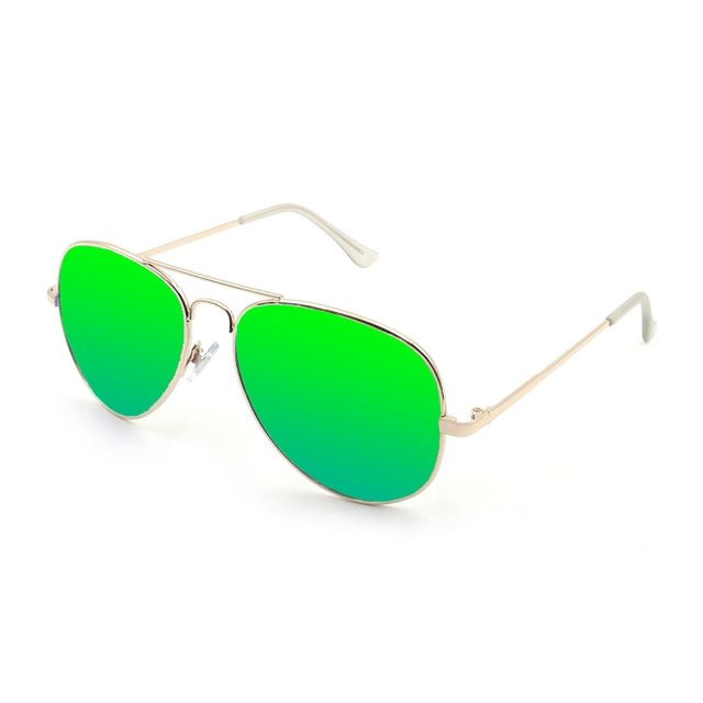 OCEAN GLASSES BANILA 3701.1 featuring a full-rimmed round design in gold metal, suitable for unisex wear.