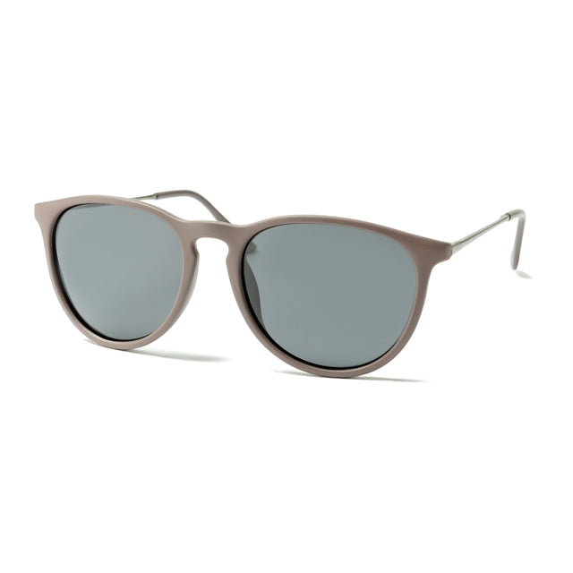 OCEAN GLASSES BARI 60000.7 featuring a round full-rimmed brown plastic frame, suitable for unisex wear.