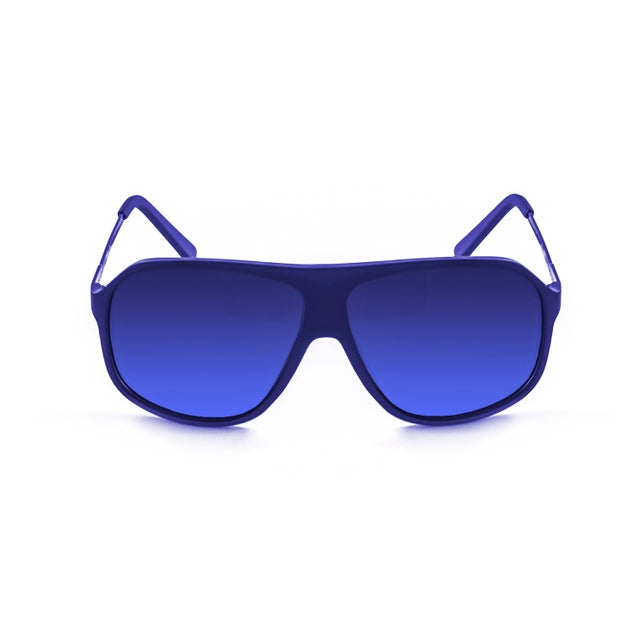 OCEAN GLASSES bay 15200.11 featuring a full-rimmed round blue frame, made of metal, suitable for unisex wear.