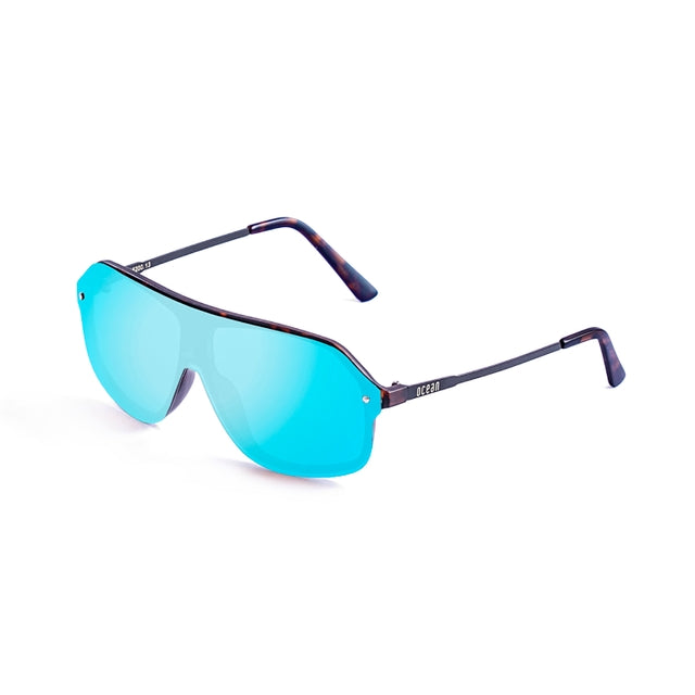 OCEAN GLASSES bay 15200.15 in blue metal, featuring a full-rimmed round design suitable for unisex wear.