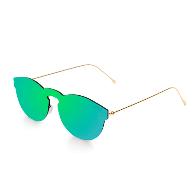 OCEAN GLASSES BERLIN 20.6 in gold color, featuring a full-rimmed round design, suitable for unisex wear.