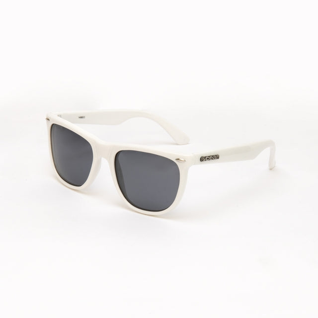 OCEAN GLASSES BLACK S BEACH 14900.3 featuring a full-rimmed round frame in white, designed for women.