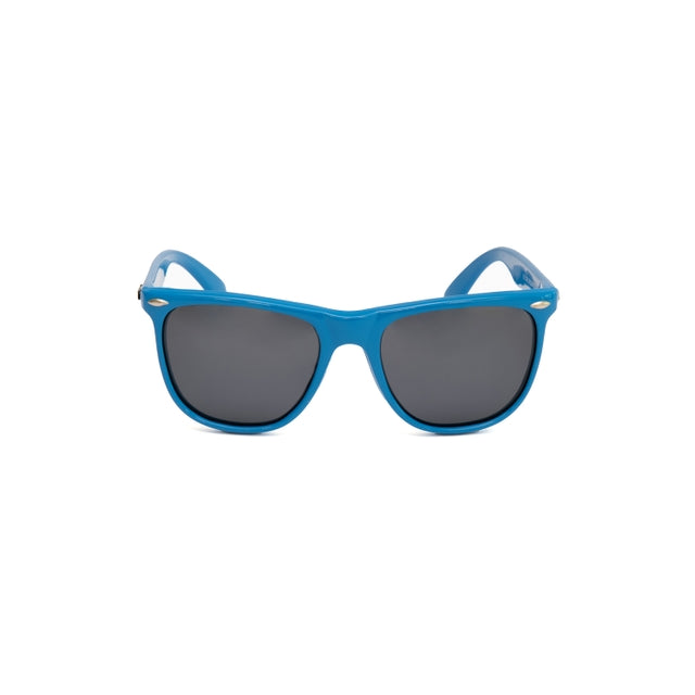 OCEAN GLASSES BLACK S BEACH 14900.6 featuring a full-rimmed round frame in vibrant blue color, designed for women.