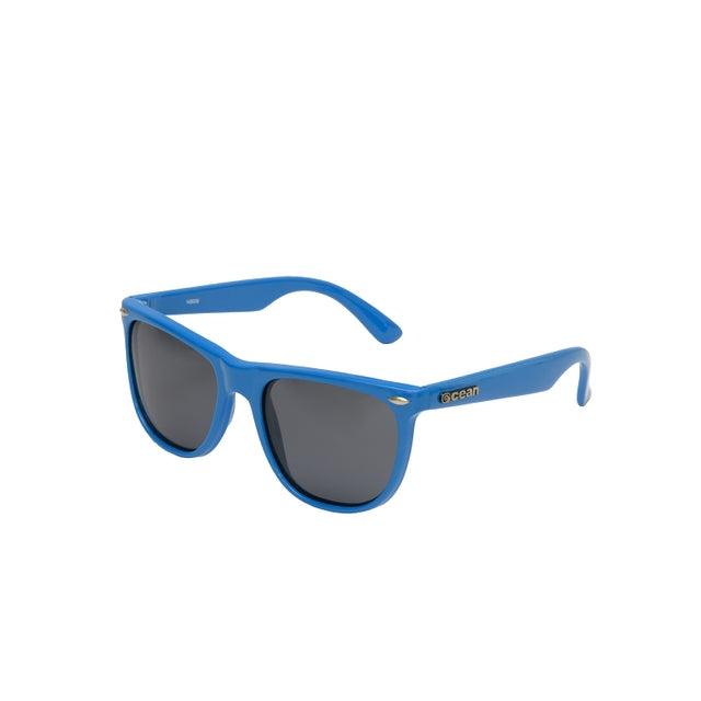 OCEAN GLASSES BLACK S BEACH 14900.6 featuring a full-rimmed round frame in vibrant blue color, designed for women.