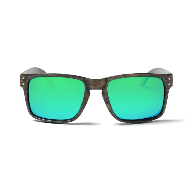 OCEAN GLASSES Blue Moon 19202.57 featuring a full-rimmed rectangular design in vibrant green color, suitable for unisex wear.