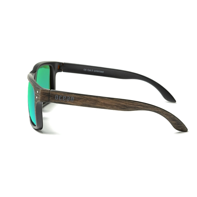 OCEAN GLASSES Blue Moon 19202.57 featuring a full-rimmed rectangular design in vibrant green color, suitable for unisex wear.