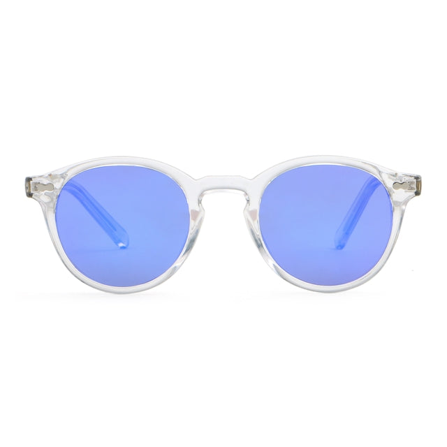 OCEAN GLASSES BOWIE 8036.6 featuring a transparent full-rimmed round frame made of acetate, suitable for unisex wear.