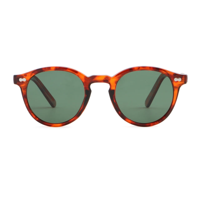 OCEAN GLASSES BOWIE 8036.3 featuring a full-rimmed round frame in brown acetate, designed for unisex wear.