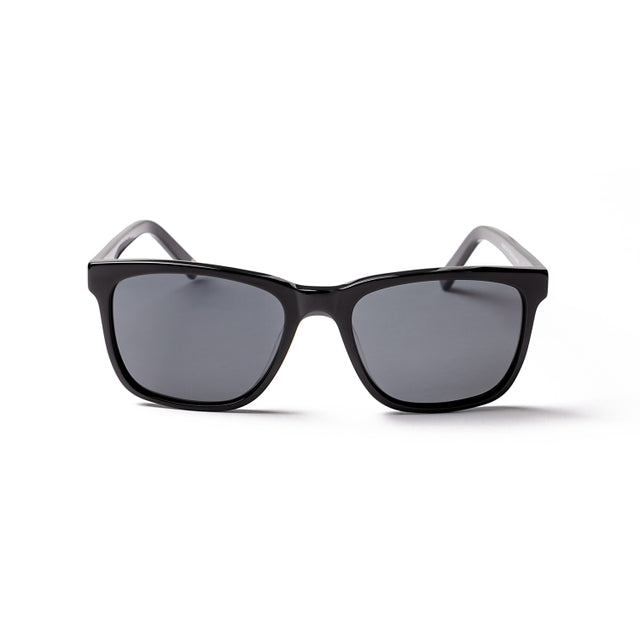 OCEAN GLASSES BURTON 8063.1 full-rimmed rectangular black eyewear for unisex, made from durable acetate material.