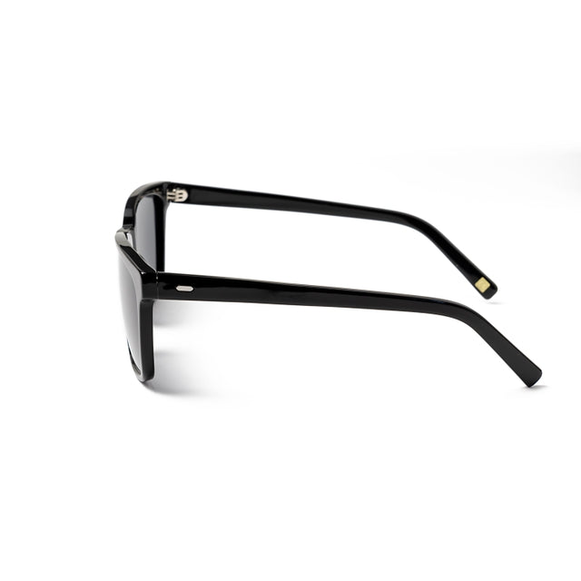 OCEAN GLASSES BURTON 8063.1 full-rimmed rectangular black eyewear for unisex, made from durable acetate material.