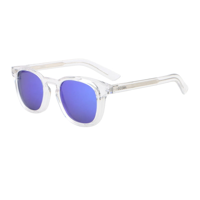 OCEAN GLASSES CASSIS 10600.4 featuring a full-rimmed round design in transparent acetate, suitable for unisex wear.