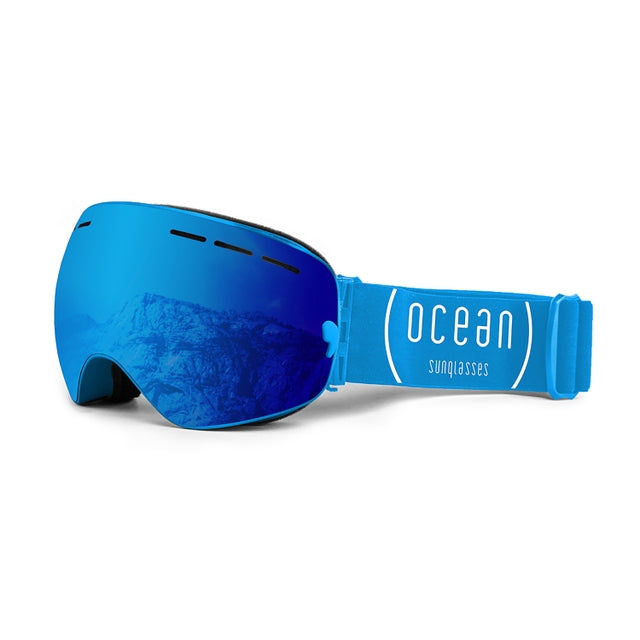 OCEAN GLASSES CERVINO YH3104.1 featuring a full-rimmed blue acetate frame, designed for unisex wear.