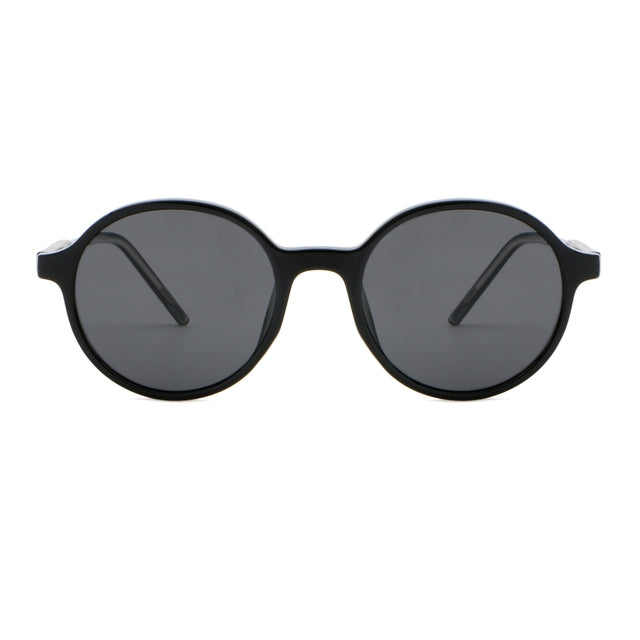 OCEAN GLASSES COTLLIURE 10500.0 featuring round black acetate frames, perfect for unisex style.