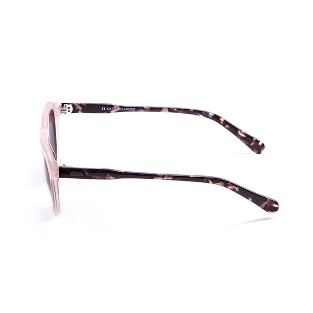 OCEAN GLASSES CYCLOPS 10100.3 featuring round full-rimmed brown acetate frame, suitable for unisex wear.