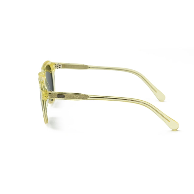 OCEAN GLASSES CYCLOPS 10100.5, round full-rimmed transparent acetate glasses for unisex wear.