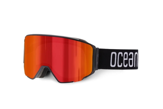 OCEAN GLASSES DENALI YH6301.1 full-rimmed black eyewear with a warp frame shape, suitable for unisex wear.