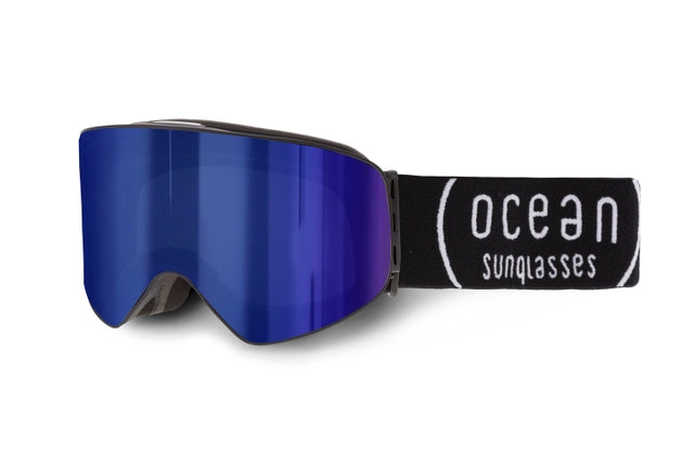 OCEAN GLASSES EIRA YH5101.2 full-rimmed black eyewear with a warp shape, suitable for unisex wear.