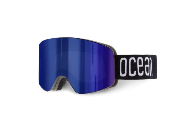 OCEAN GLASSES ETNA YH6101.2 full-rimmed black eyewear with a modern warp shape, suitable for unisex wear.