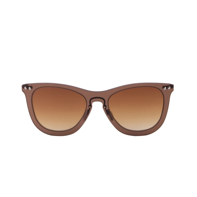 OCEAN GLASSES FLORENCIA 24.14 featuring a stylish round full-rimmed design in brown color, made from durable nylon material.