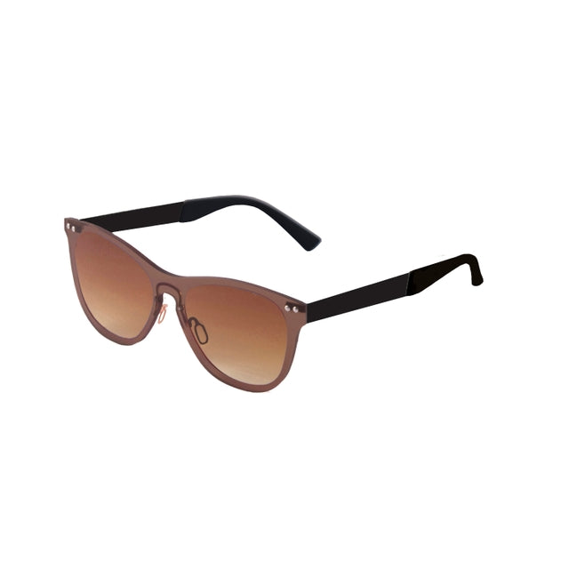 OCEAN GLASSES FLORENCIA 24.14 featuring a stylish round full-rimmed design in brown color, made from durable nylon material.