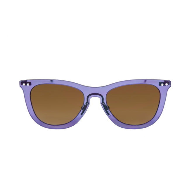 OCEAN GLASSES FLORENCIA 24.15 featuring a stylish round full-rimmed design in brown, suitable for unisex wear.