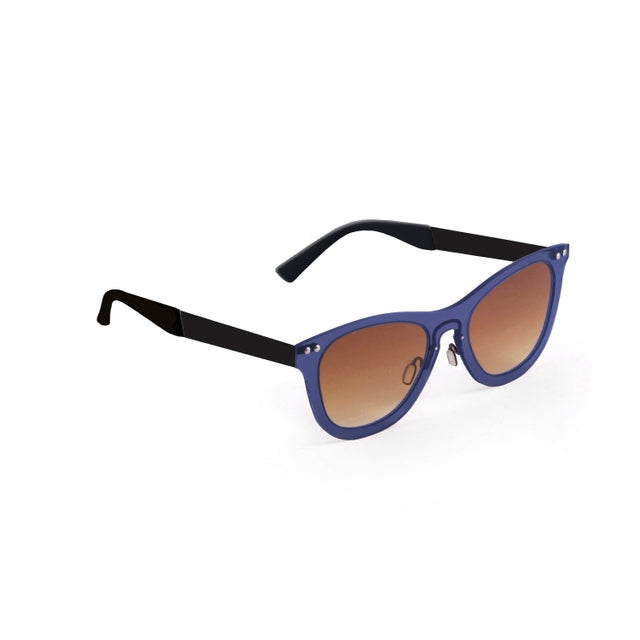 OCEAN GLASSES FLORENCIA 24.15 featuring a stylish round full-rimmed design in brown, suitable for unisex wear.