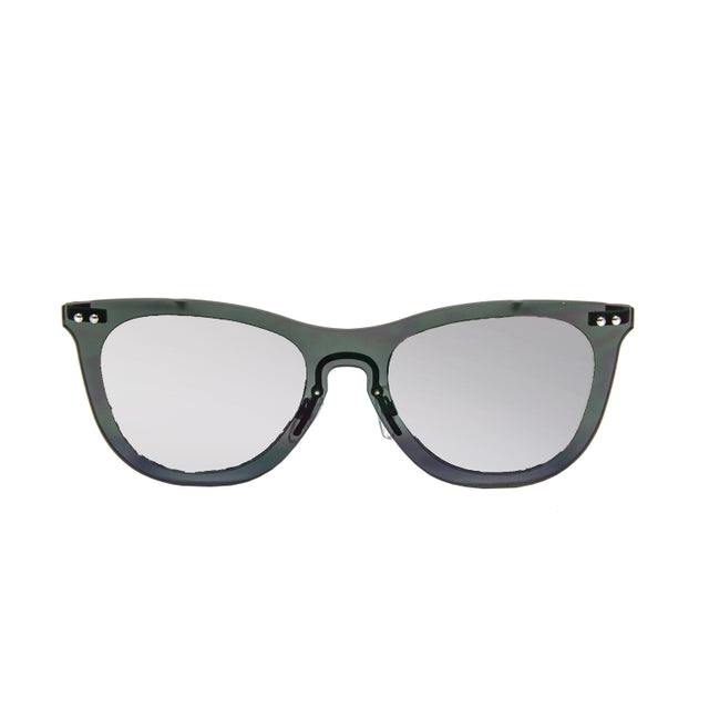 OCEAN GLASSES FLORENCIA 24.17 featuring a stylish round full-rimmed design in brown, made from durable nylon material.