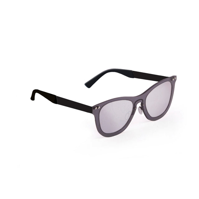 OCEAN GLASSES FLORENCIA 24.20, stylish round full-rimmed black glasses made from nylon, suitable for unisex wear.