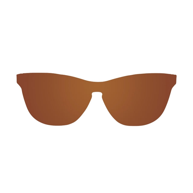 OCEAN GLASSES FLORENCIA 24.3 featuring a round full-rimmed design in brown, suitable for unisex wear.