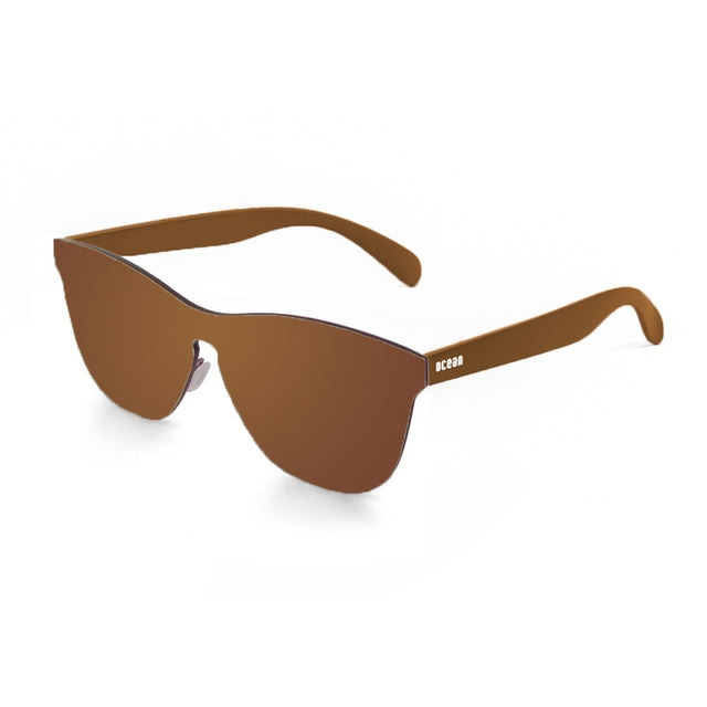 OCEAN GLASSES FLORENCIA 24.3 featuring a round full-rimmed design in brown, suitable for unisex wear.