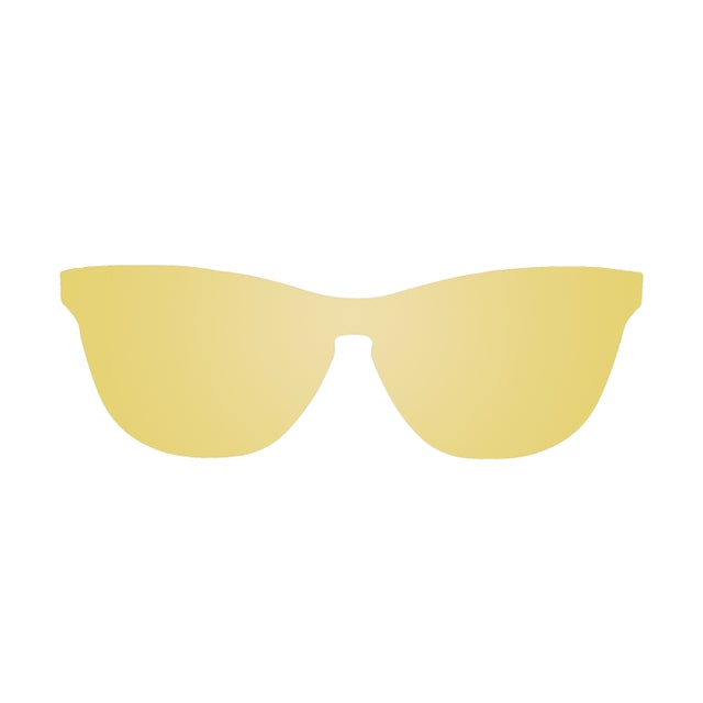 OCEAN GLASSES FLORENCIA 24.5 in gold, featuring a round full-rimmed design, suitable for unisex wear.